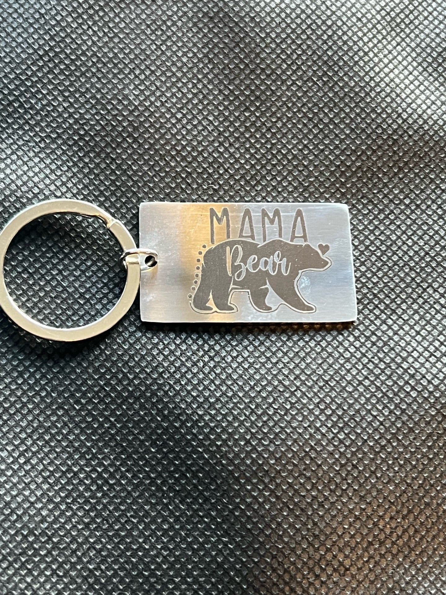 Mama Bear Rectangle Keychain